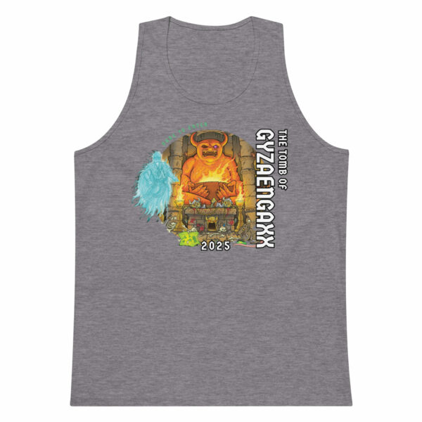 The Tomb of Gyzaengaxx Men’s premium tank top Designed by Chet Minton - Image 17