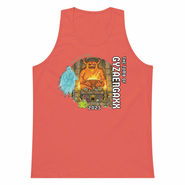 The Tomb of Gyzaengaxx Men’s premium tank top Designed by Chet Minton - Image 15