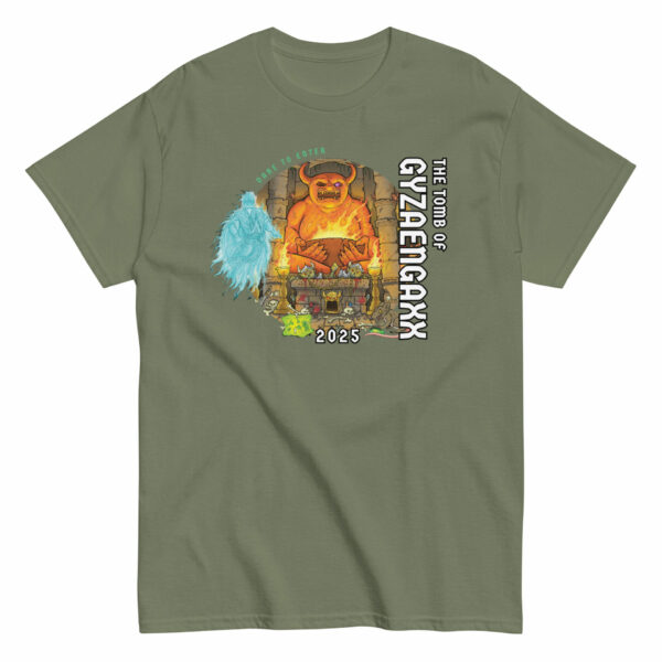 The Tomb of Gyzaengaxx Unisex classic tee Designed by Chet Minton - Image 5