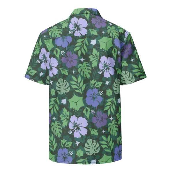 Purple Gooey Cube Hawaiian Shirt - Image 7