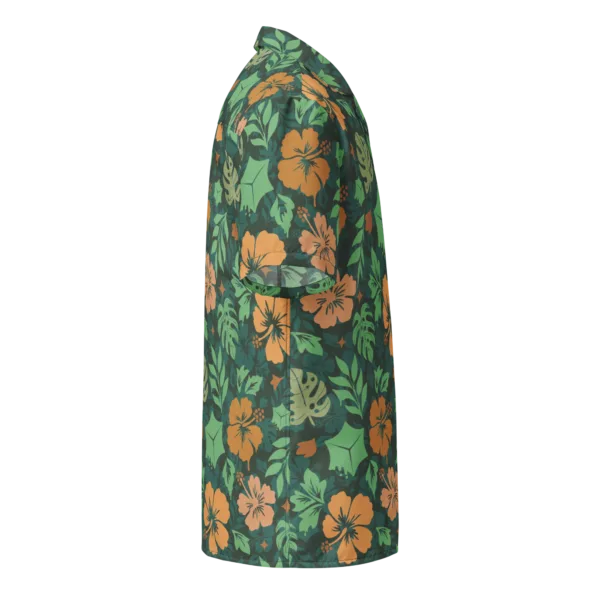 Orange Gooey Cube Hawaiian Shirt - Image 7