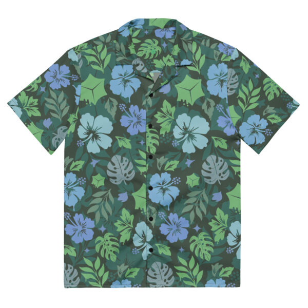 Blue Gooey Cube Hawaiian Shirt - Image 2